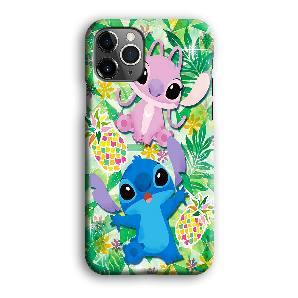 Stitch and Angel Fruit iPhone 12 Pro Case