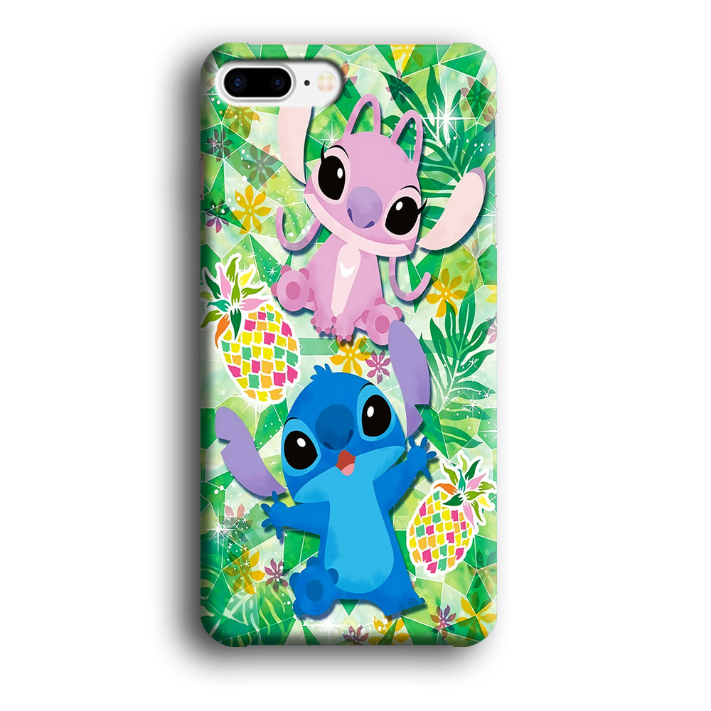 Stitch and Angel Fruit iPhone 8 Plus Case