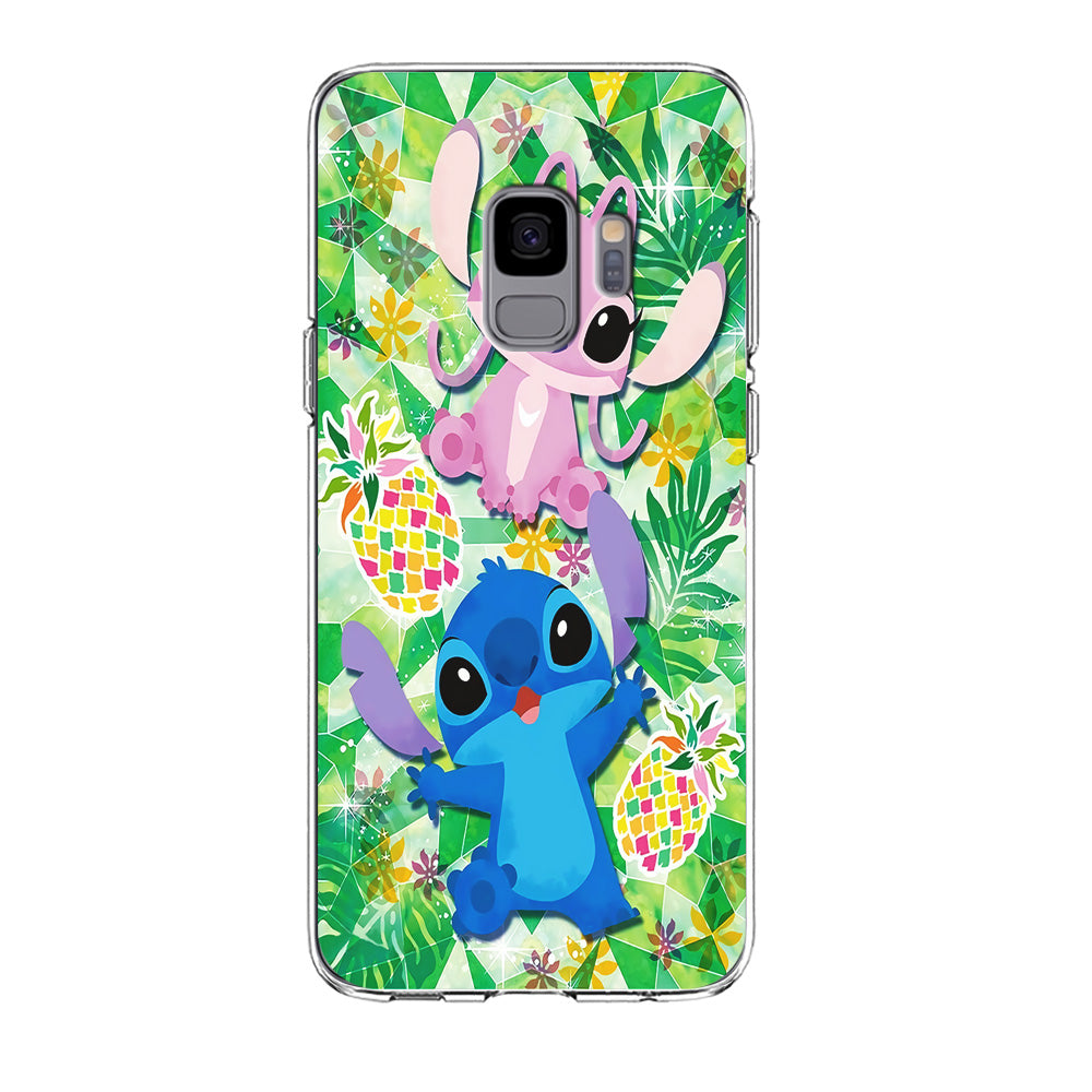 Stitch and Angel Fruit Samsung Galaxy S9 Case