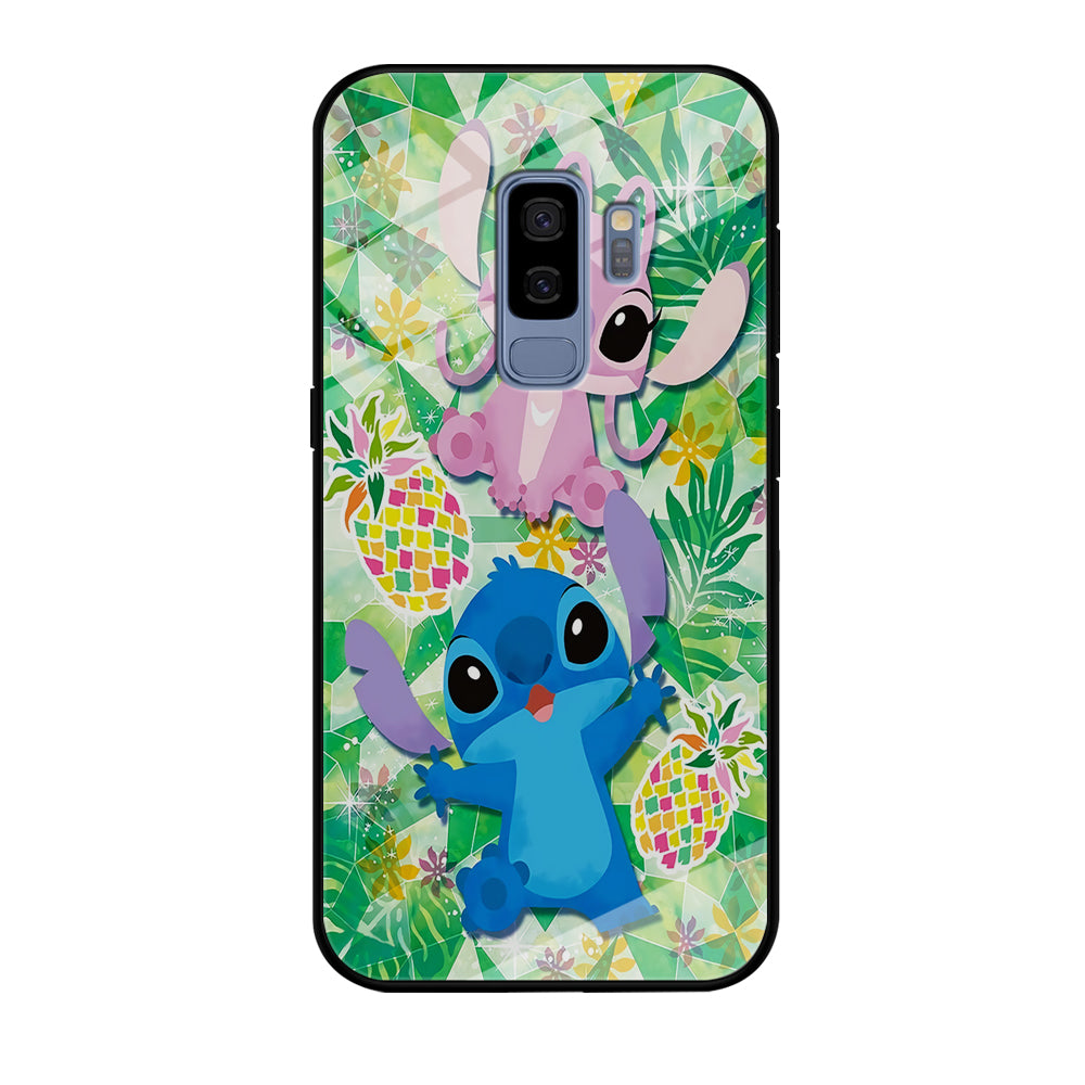 Stitch and Angel Fruit Samsung Galaxy S9 Plus Case