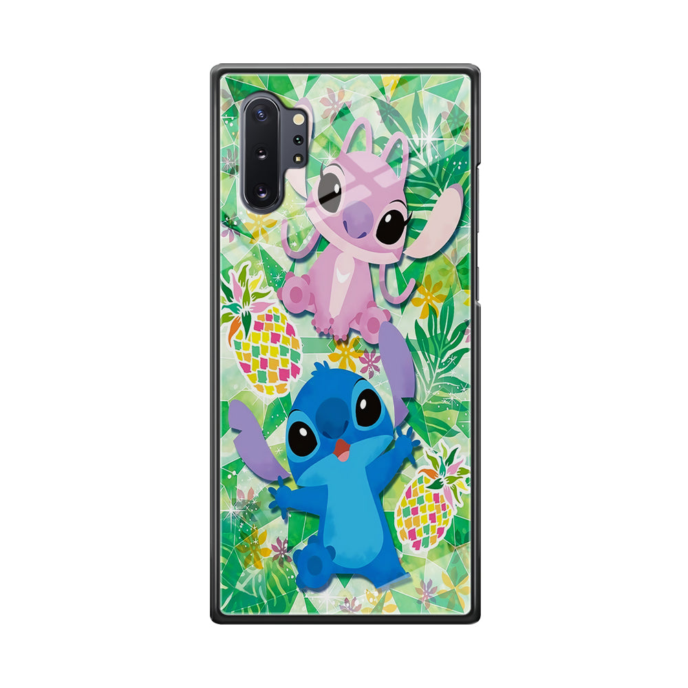 Stitch and Angel Fruit Samsung Galaxy Note 10 Plus Case