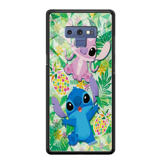 Stitch and Angel Fruit Samsung Galaxy Note 9 Case