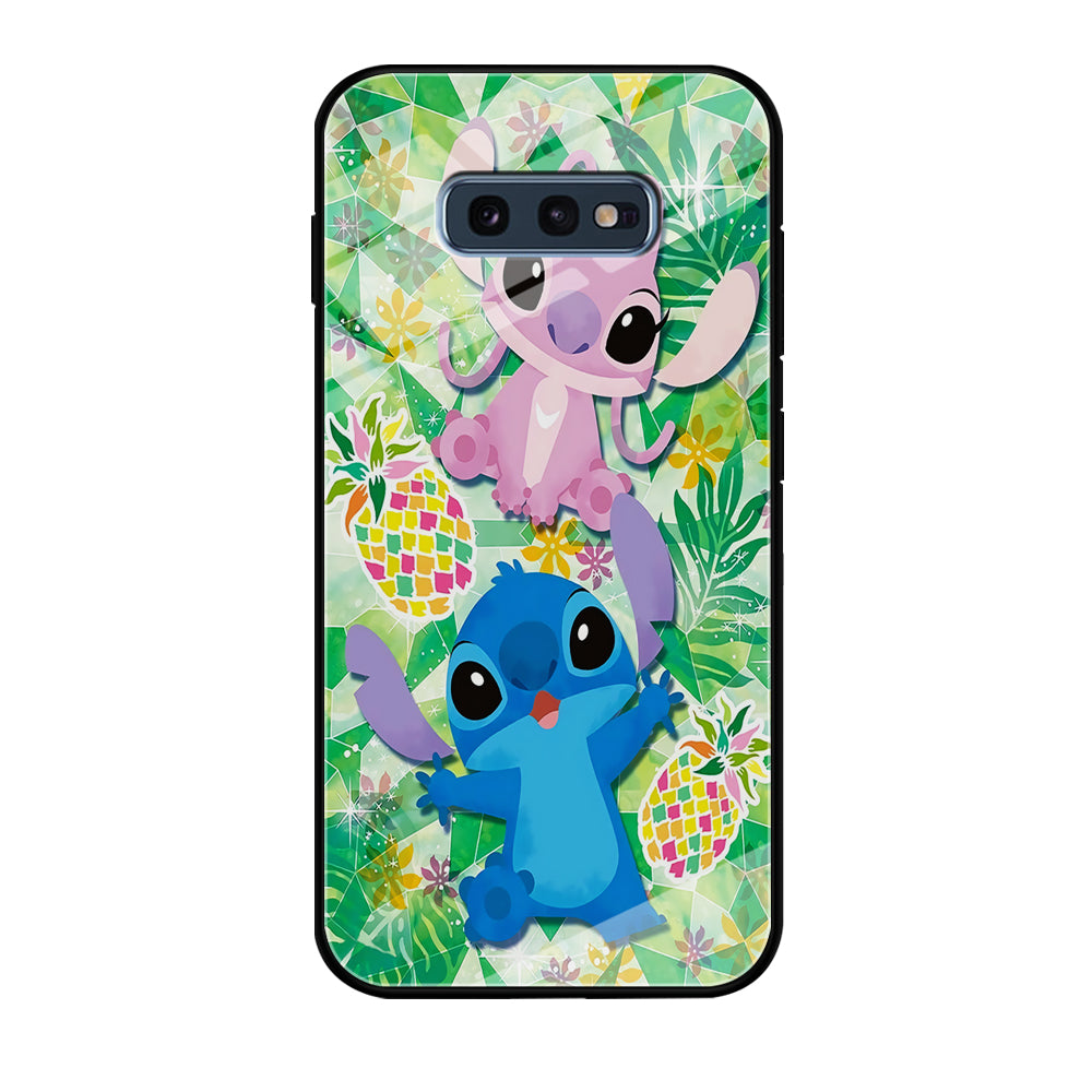 Stitch and Angel Fruit Samsung Galaxy S10E Case