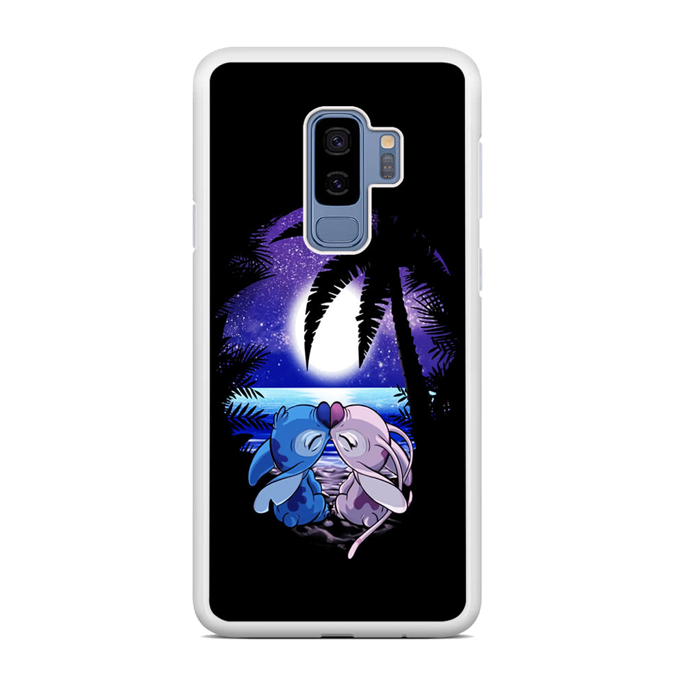 Stitch and Angel Kissing Samsung Galaxy S9 Plus Case