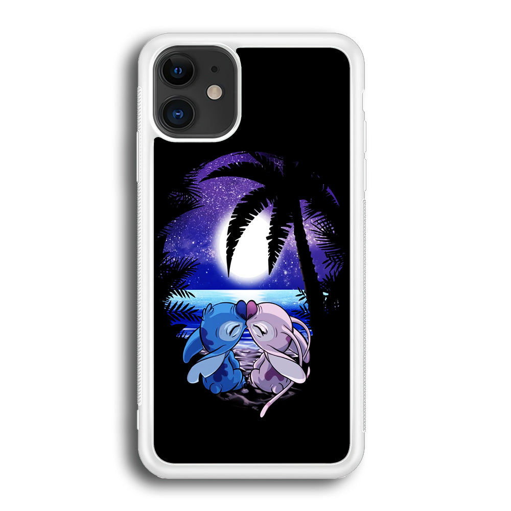 Stitch and Angel Kissing iPhone 12 Mini Case