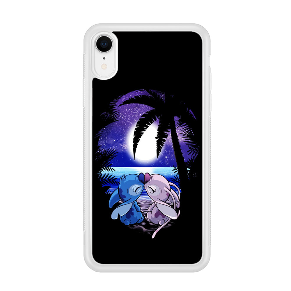 Stitch and Angel Kissing iPhone XR Case