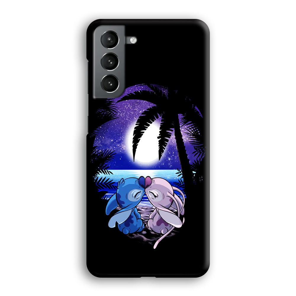 Stitch and Angel Kissing Samsung Galaxy S24 Case