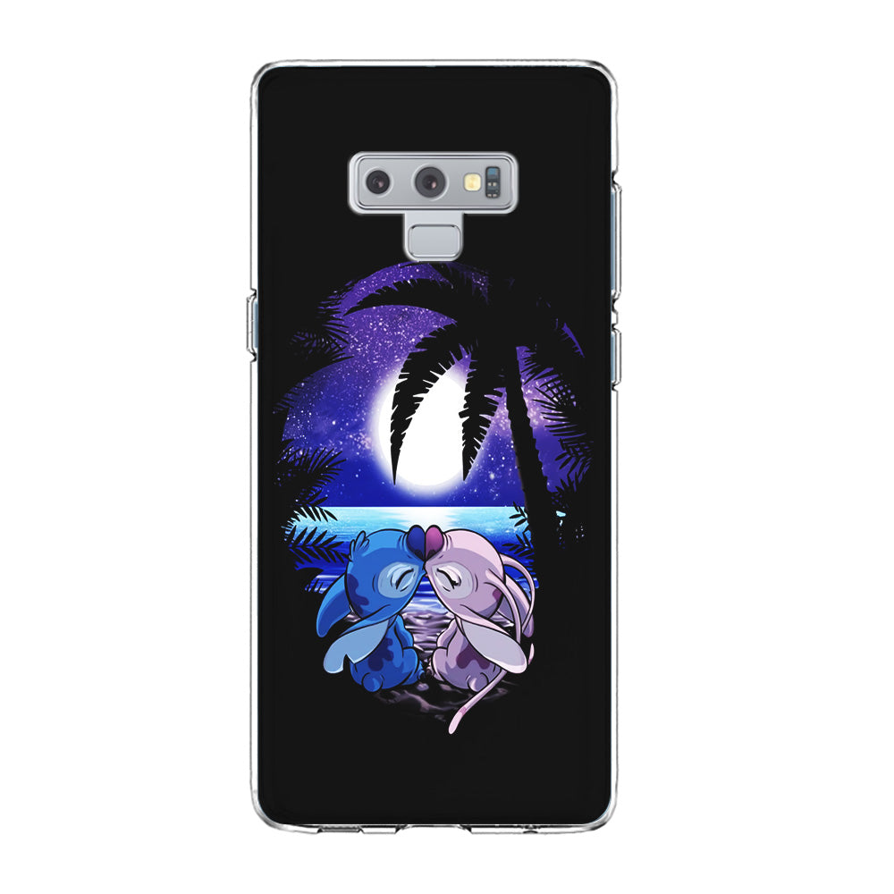 Stitch and Angel Kissing Samsung Galaxy Note 9 Case