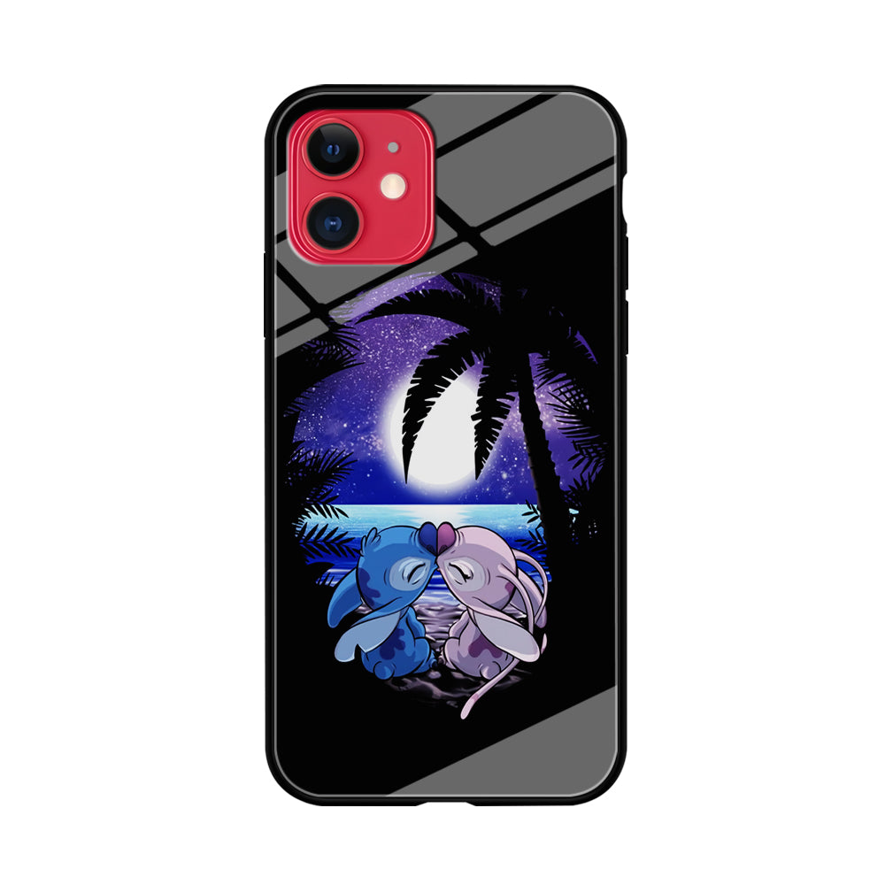 Stitch and Angel Kissing iPhone 11 Case