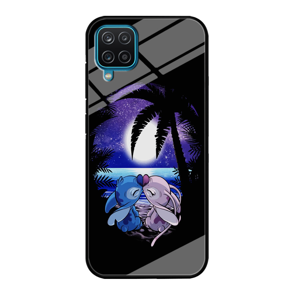 Stitch and Angel Kissing Samsung Galaxy A12 Case