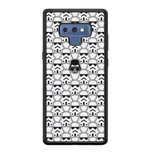 Stormtrooper Face Pattern Star Wars Samsung Galaxy Note 9 Case