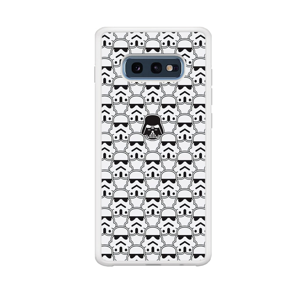 Stormtrooper Face Pattern Star Wars Samsung Galaxy S10E Case