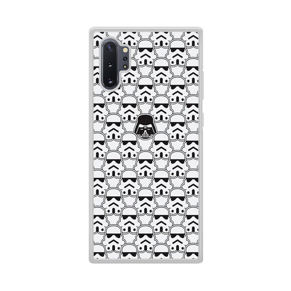 Stormtrooper Face Pattern Star Wars Samsung Galaxy Note 10 Plus Case