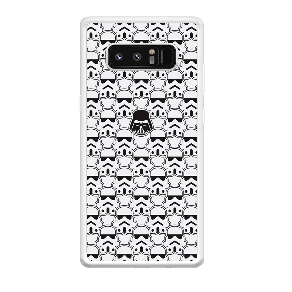 Stormtrooper Face Pattern Star Wars Samsung Galaxy Note 8 Case