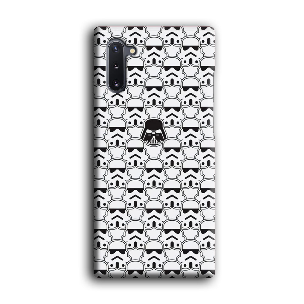 Stormtrooper Face Pattern Star Wars Samsung Galaxy Note 10 Case