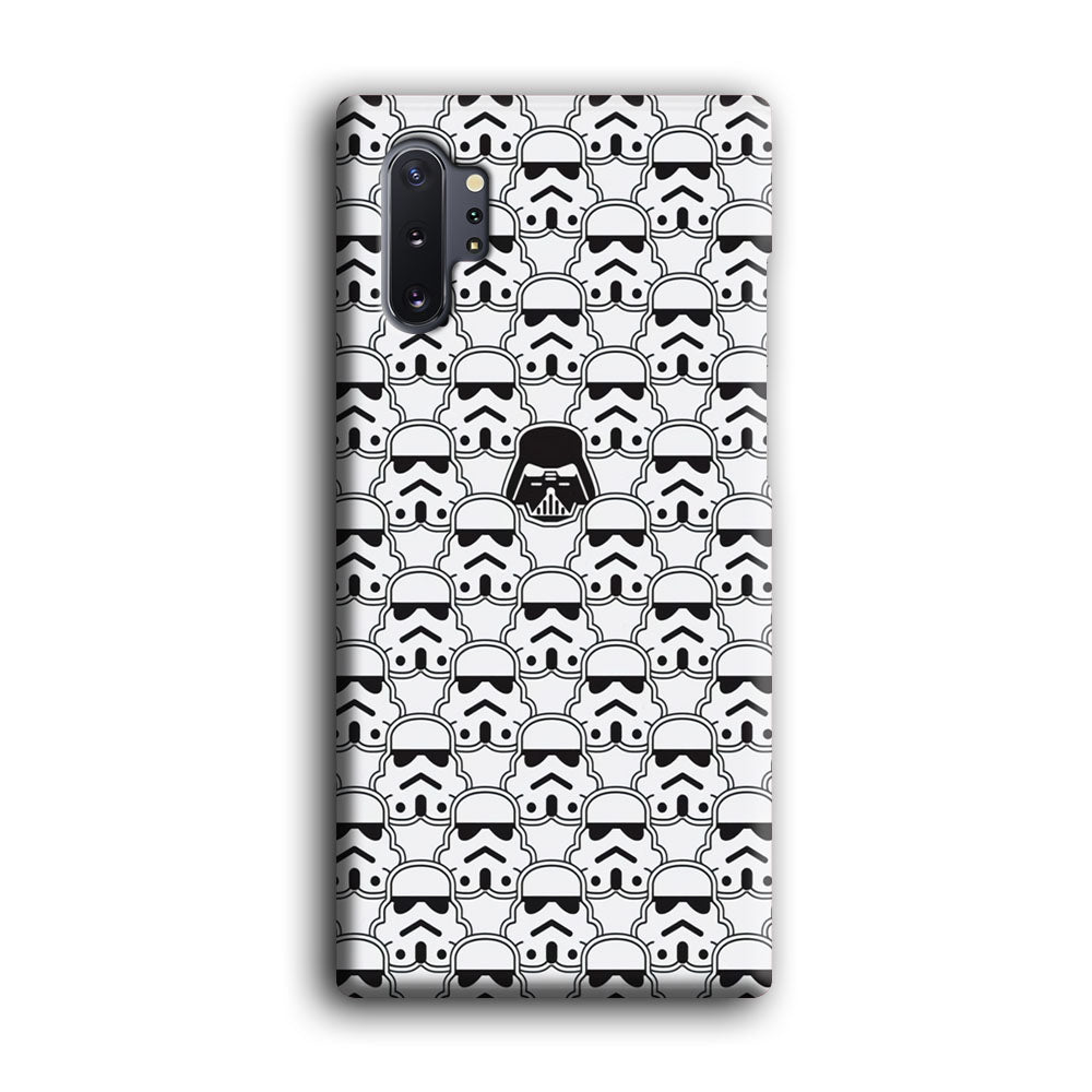 Stormtrooper Face Pattern Star Wars Samsung Galaxy Note 10 Plus Case