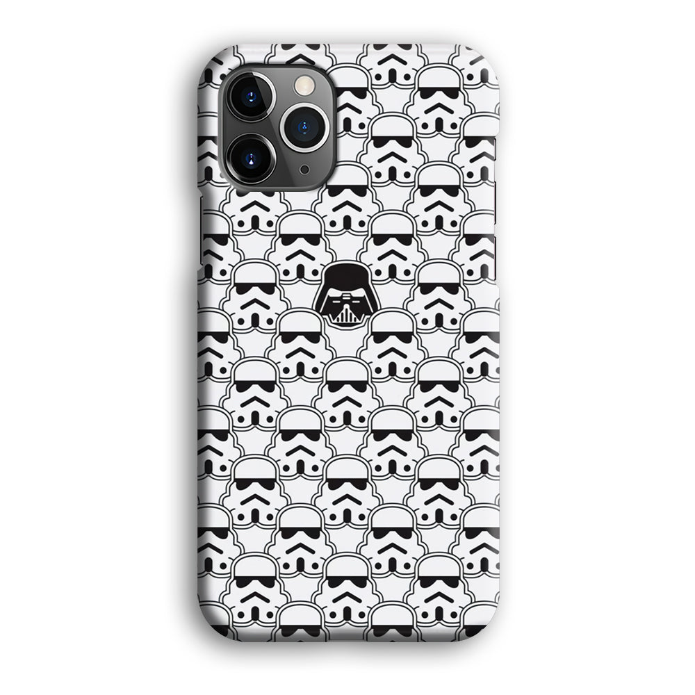 Stormtrooper Face Pattern Star Wars iPhone 12 Pro Case