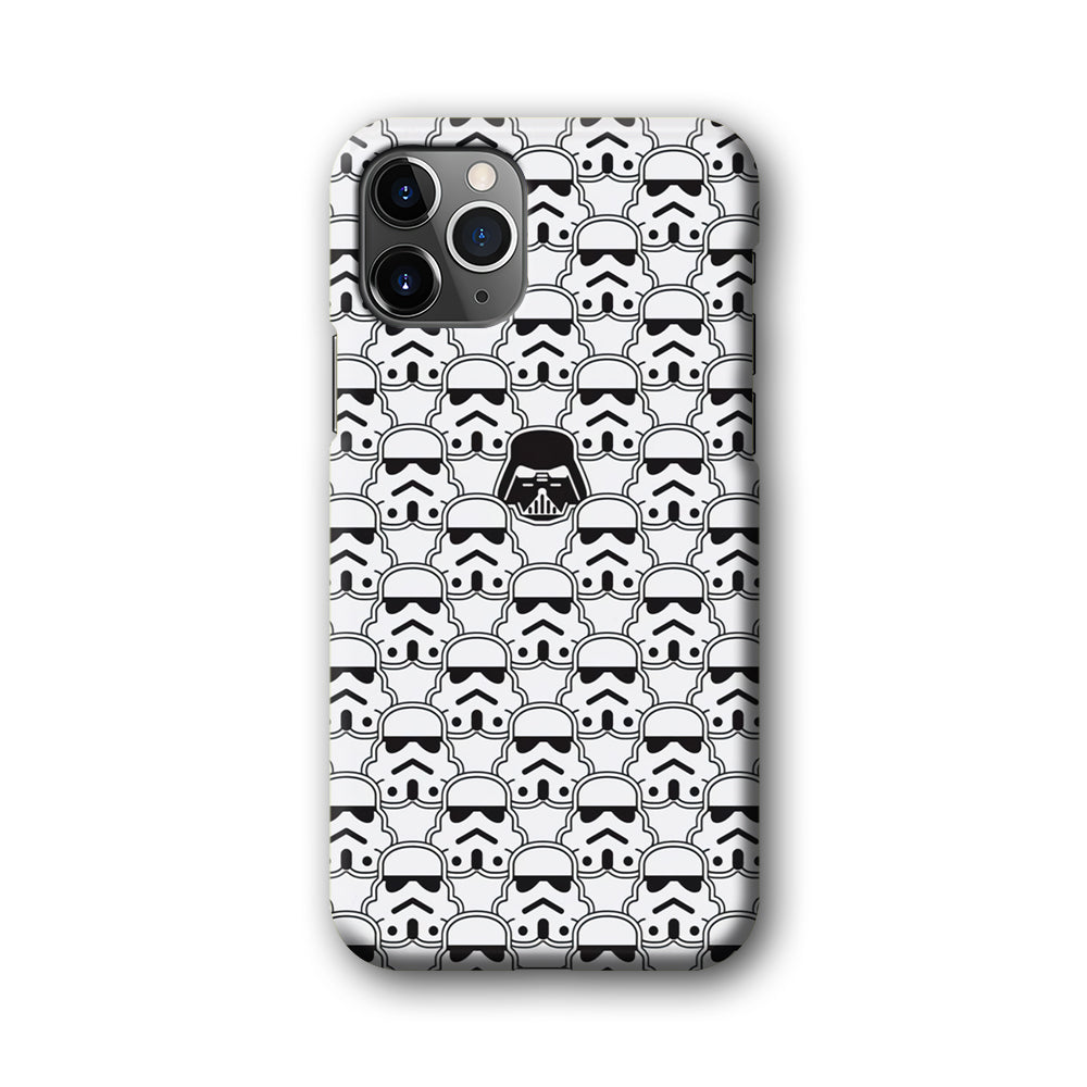 Stormtrooper Face Pattern Star Wars iPhone 11 Pro Case