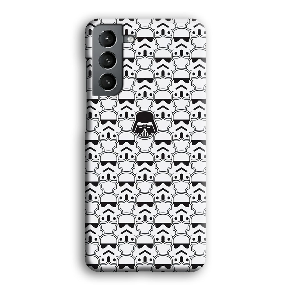 Stormtrooper Face Pattern Star Wars Samsung Galaxy S24 Plus Case-Phone Case-3D Case-Altracase