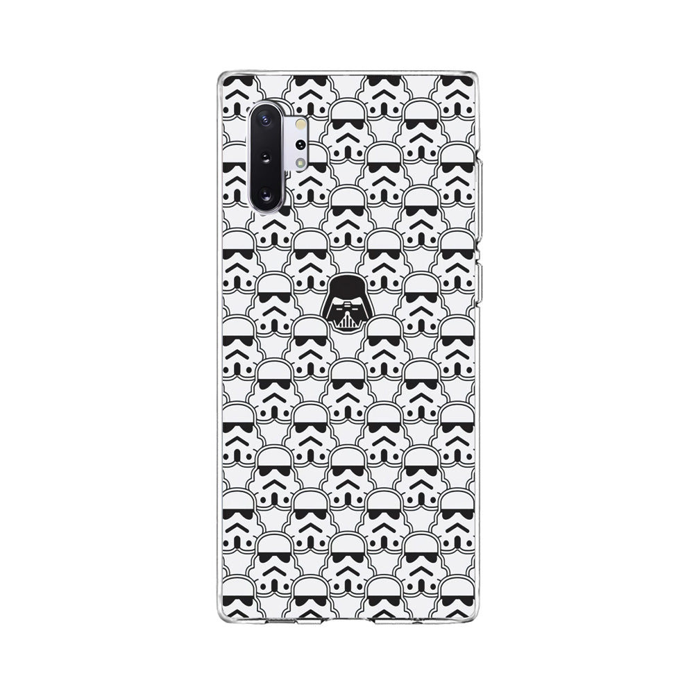 Stormtrooper Face Pattern Star Wars Samsung Galaxy Note 10 Plus Case