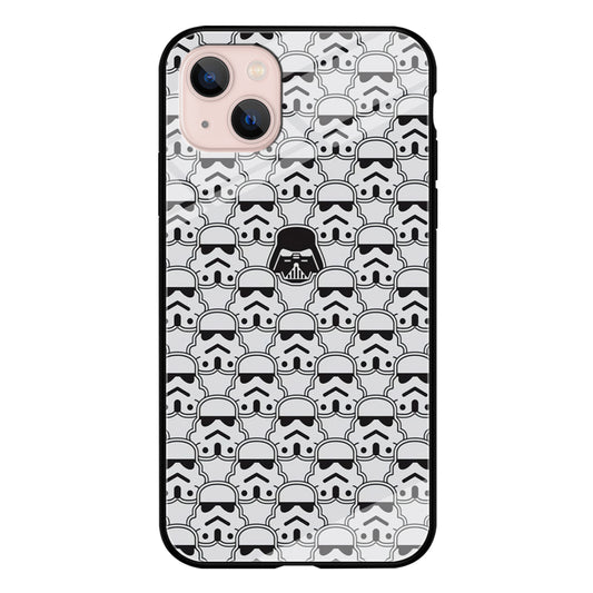 Stormtrooper Face Pattern Star Wars iPhone 13 Mini Case