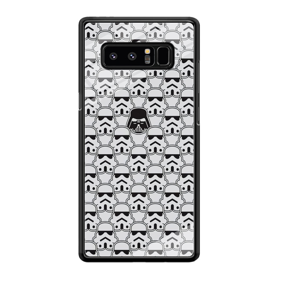 Stormtrooper Face Pattern Star Wars Samsung Galaxy Note 8 Case