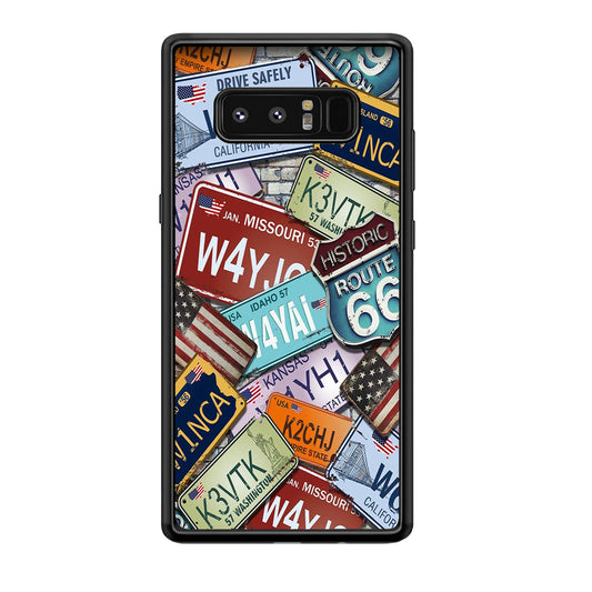 Street Signs USA Samsung Galaxy Note 8 Case