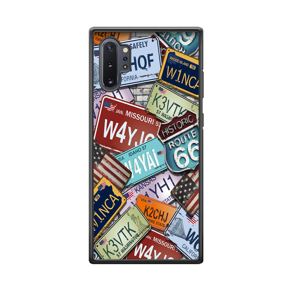 Street Signs USA Samsung Galaxy Note 10 Plus Case