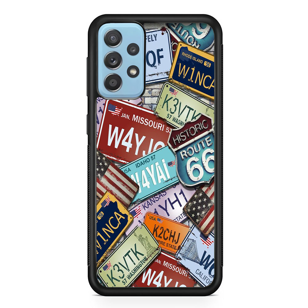 Street Signs USA Samsung Galaxy A52 Case