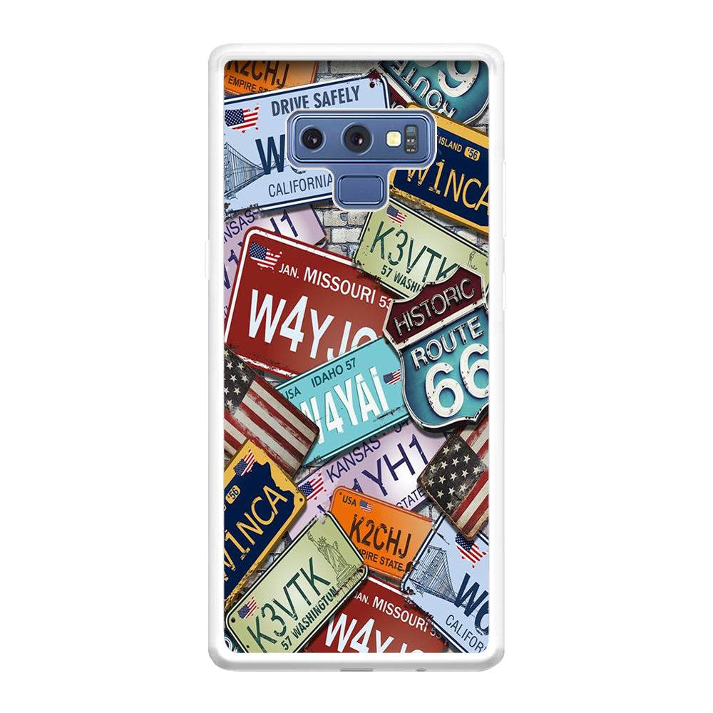 Street Signs USA Samsung Galaxy Note 9 Case