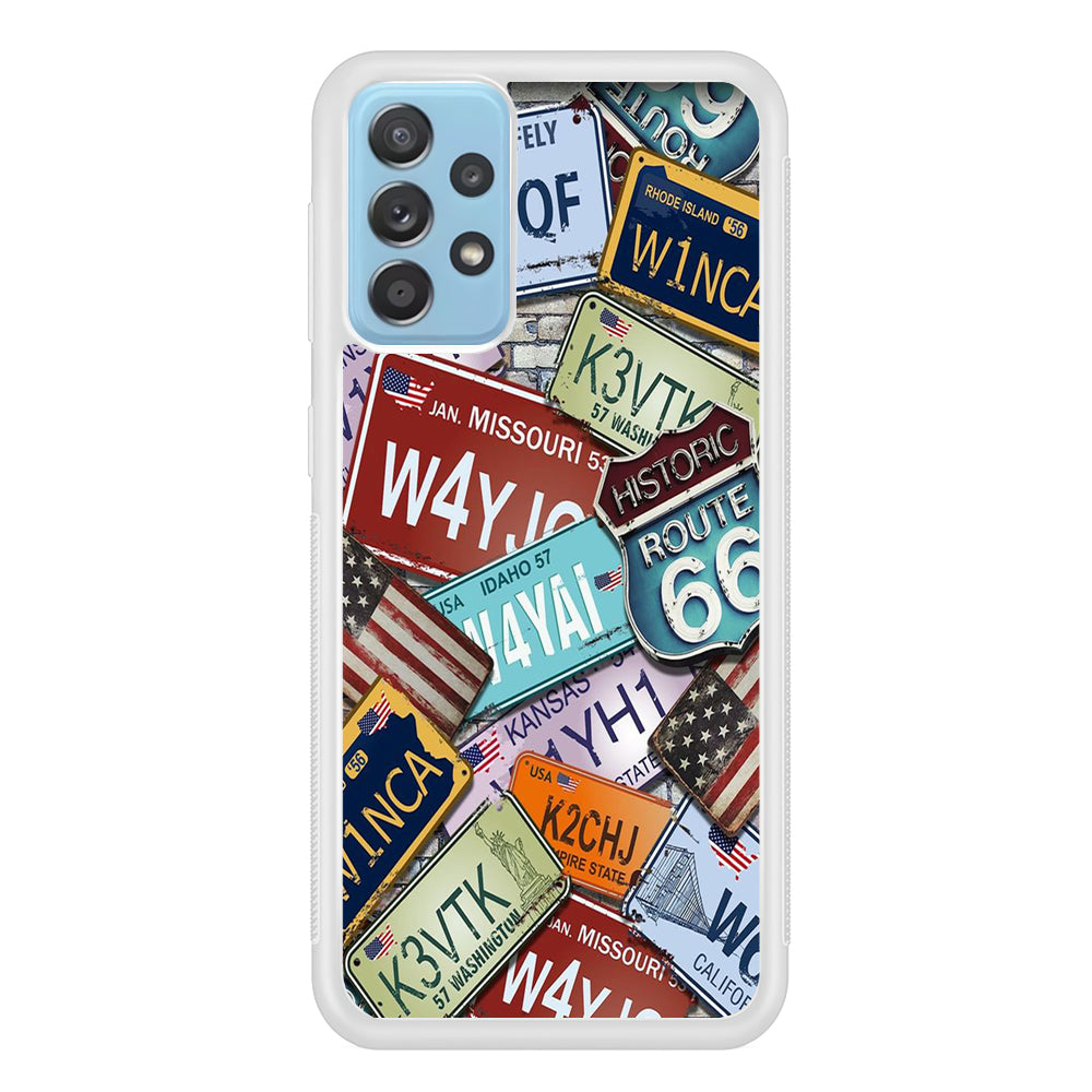 Street Signs USA Samsung Galaxy A52 Case