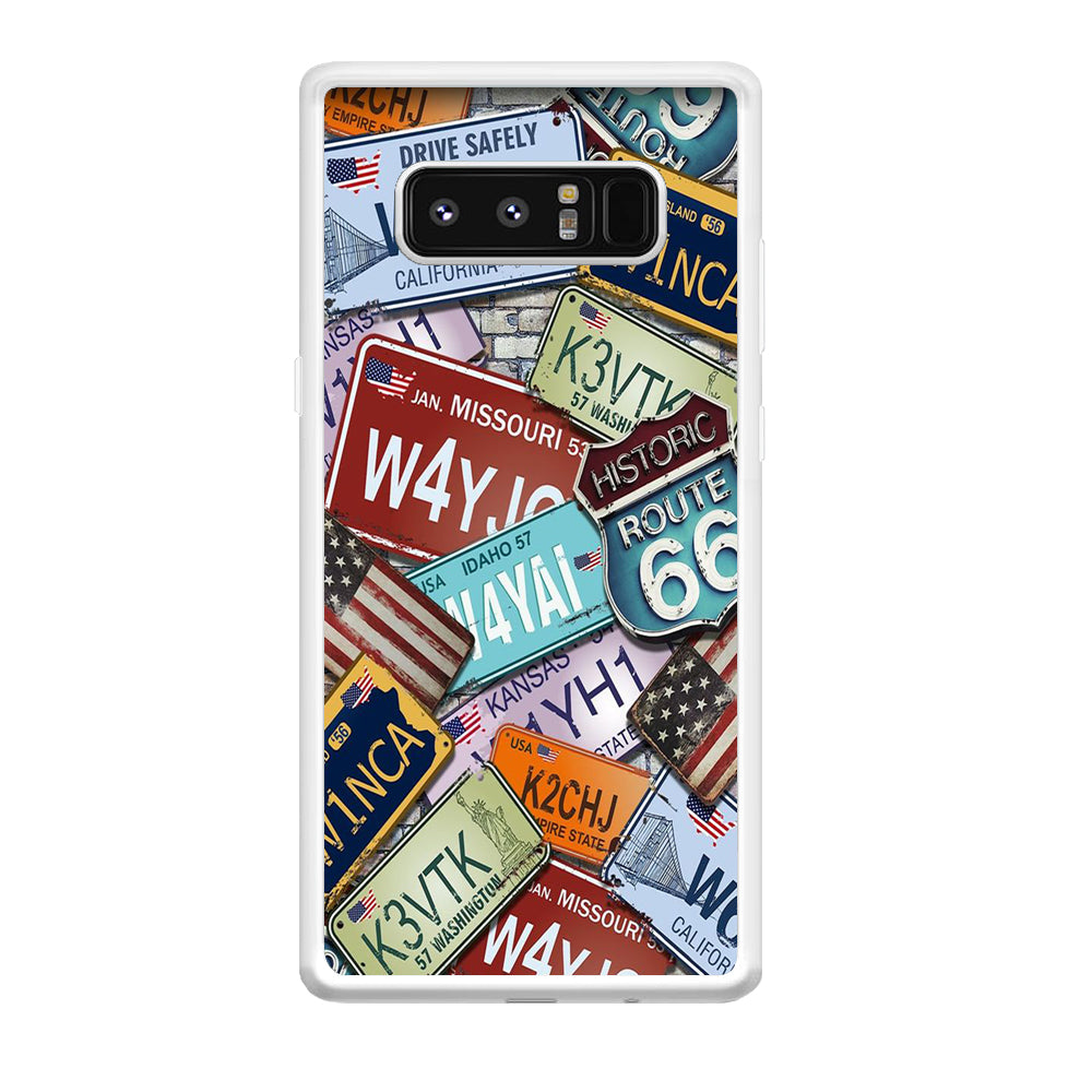 Street Signs USA Samsung Galaxy Note 8 Case