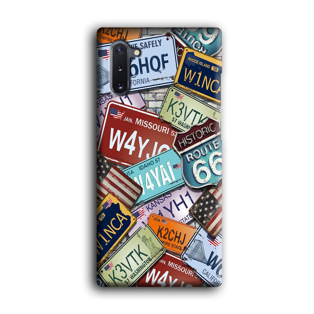 Street Signs USA Samsung Galaxy Note 10 Case
