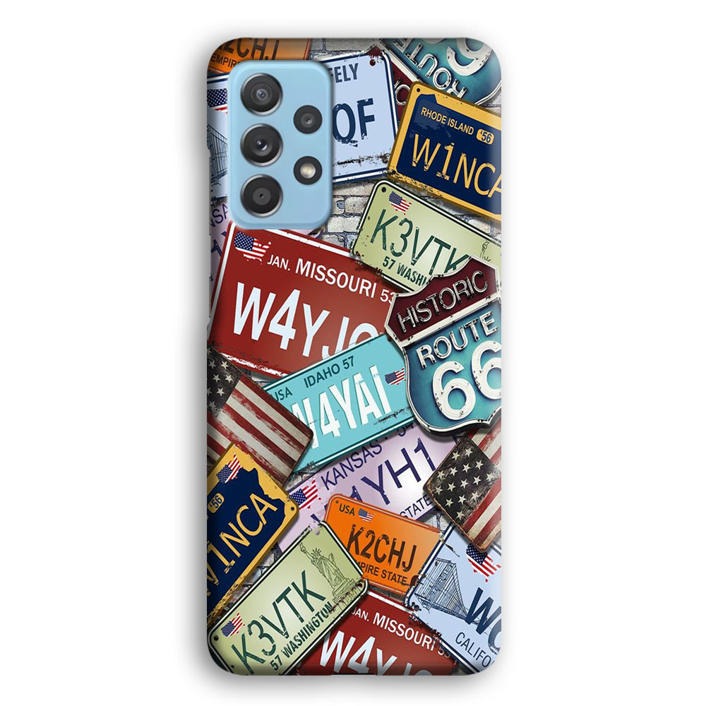 Street Signs USA Samsung Galaxy A52 Case