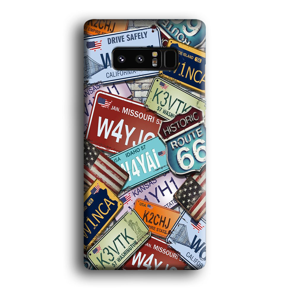 Street Signs USA Samsung Galaxy Note 8 Case