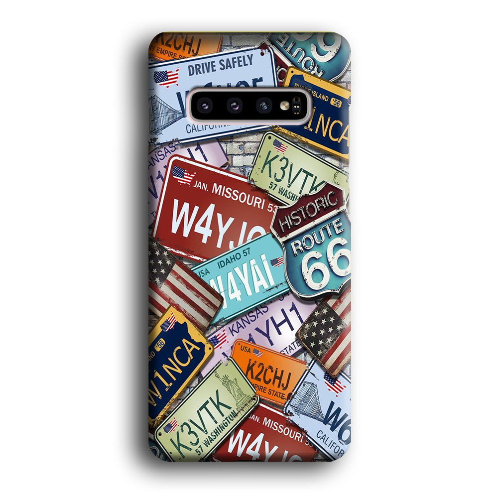 Street Signs USA Samsung Galaxy S10 Case