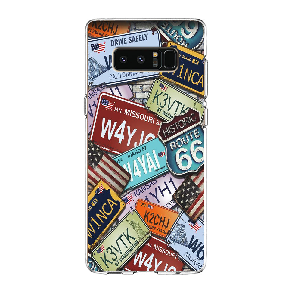 Street Signs USA Samsung Galaxy Note 8 Case