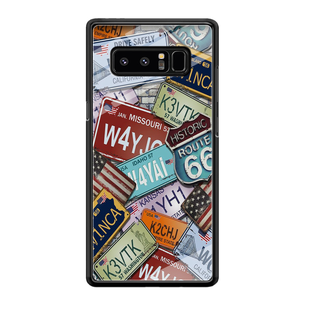 Street Signs USA Samsung Galaxy Note 8 Case