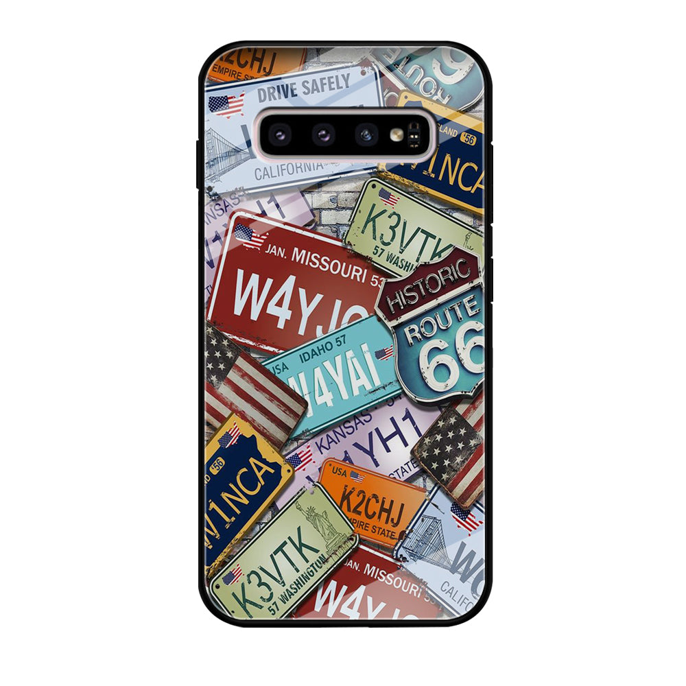 Street Signs USA Samsung Galaxy S10 Case