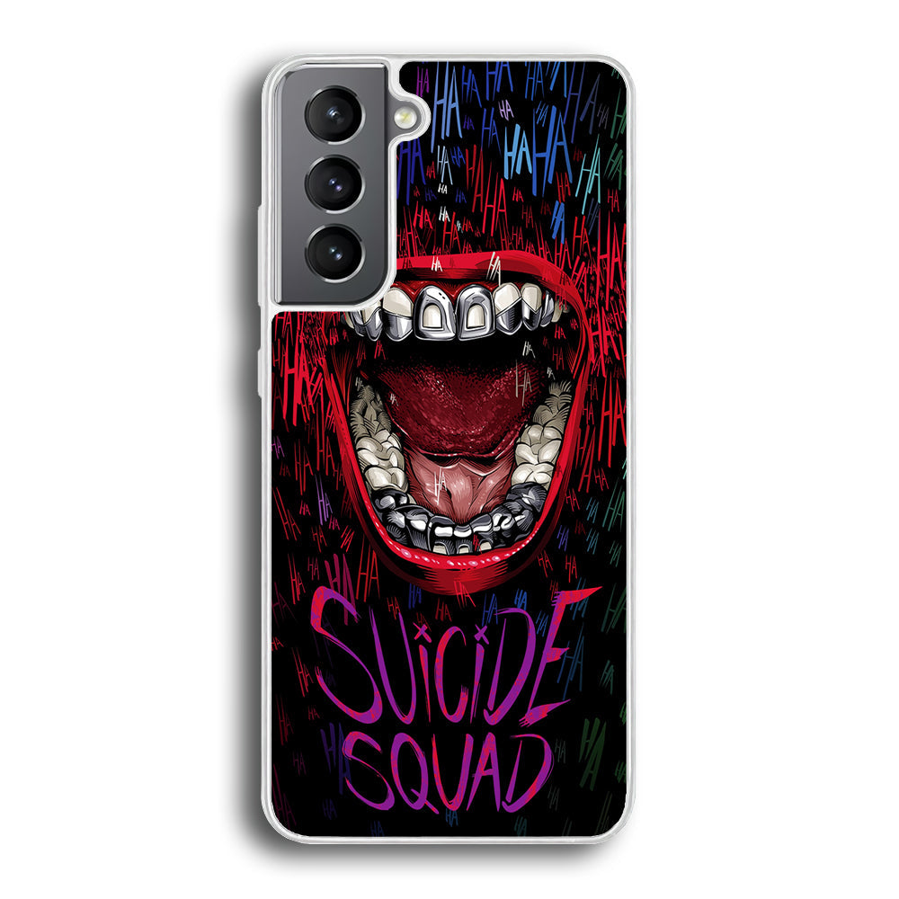 Suicide Squad Art Samsung Galaxy S24 Plus Case-Phone Case-Rubber White (2D Case)-Altracase