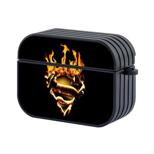 Superman Fire Logo Apple Airpods Pro 2 Case-Airpods Pro 2 Case-Altracase