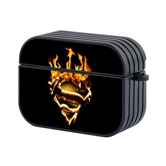 Superman Fire Logo Apple AirPods Pro 3 Case-AirPods Pro 3 Case-Altracase