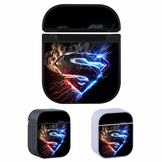 Superman Lightning Logo Apple AirPods Case-AirPod Case-Altracase