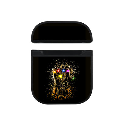 Thanos Gauntlet Infinity Stone Apple AirPods Case-AirPod Case-Black-Altracase