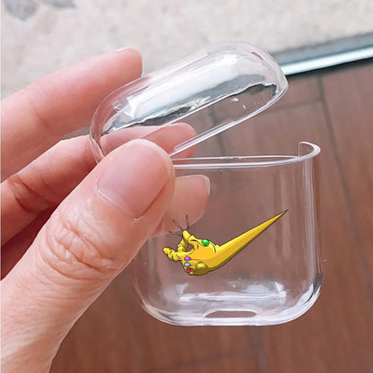 Thanos Hands Just Do It Hard Plastic Protective Clear Case Cover For Apple Airpods-AirPod Case-Altracase