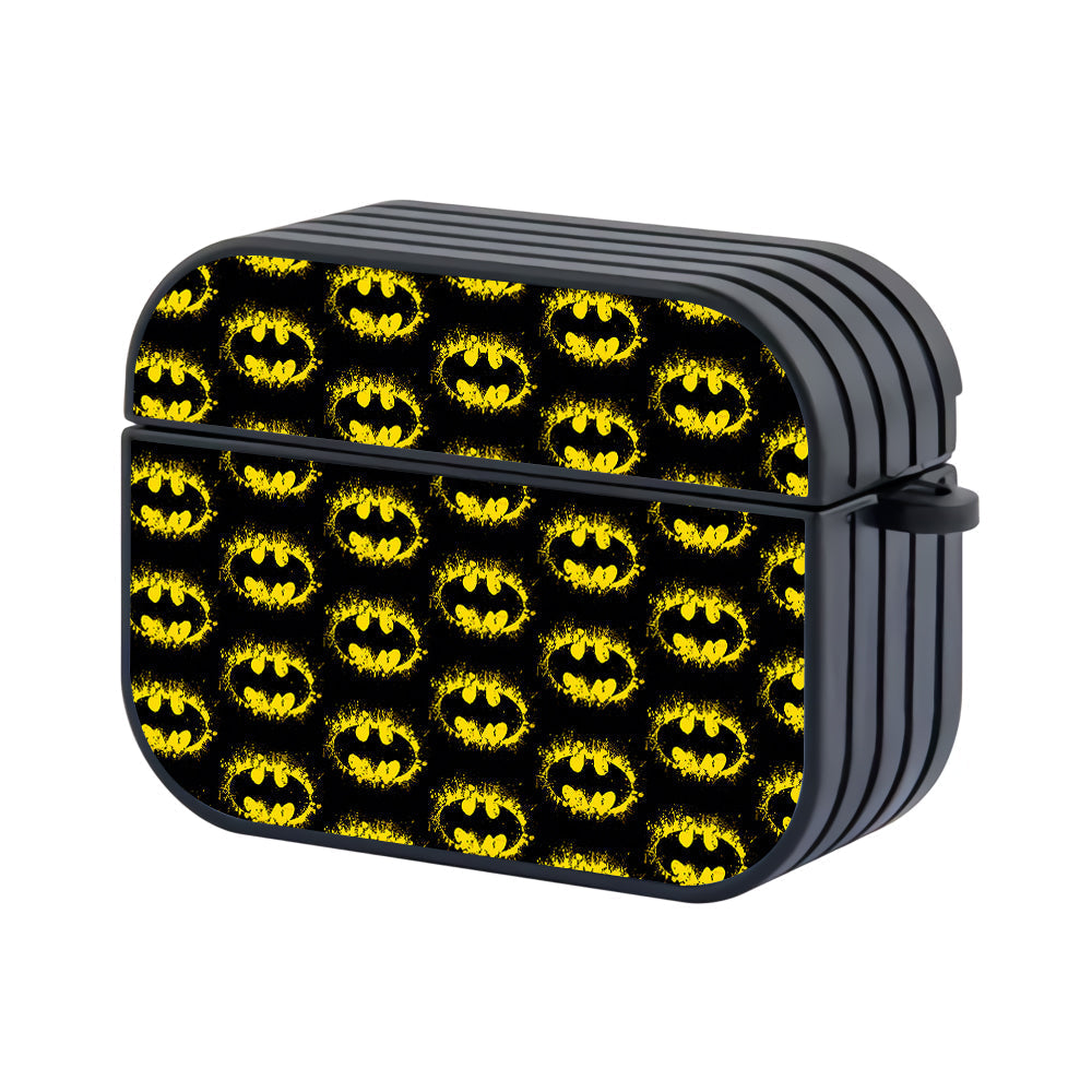 The Batman Logo Pattern Apple AirPods Pro 3 Case-AirPods Pro 3 Case-Altracase