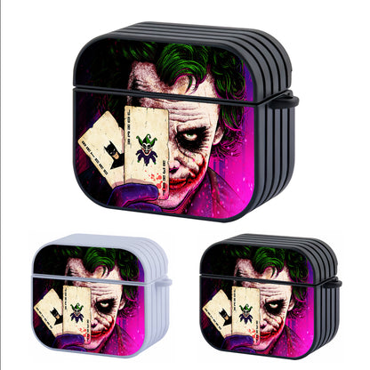 The Clown Joker Batman Card Hard Plastic Case Cover For Apple Airpods 3