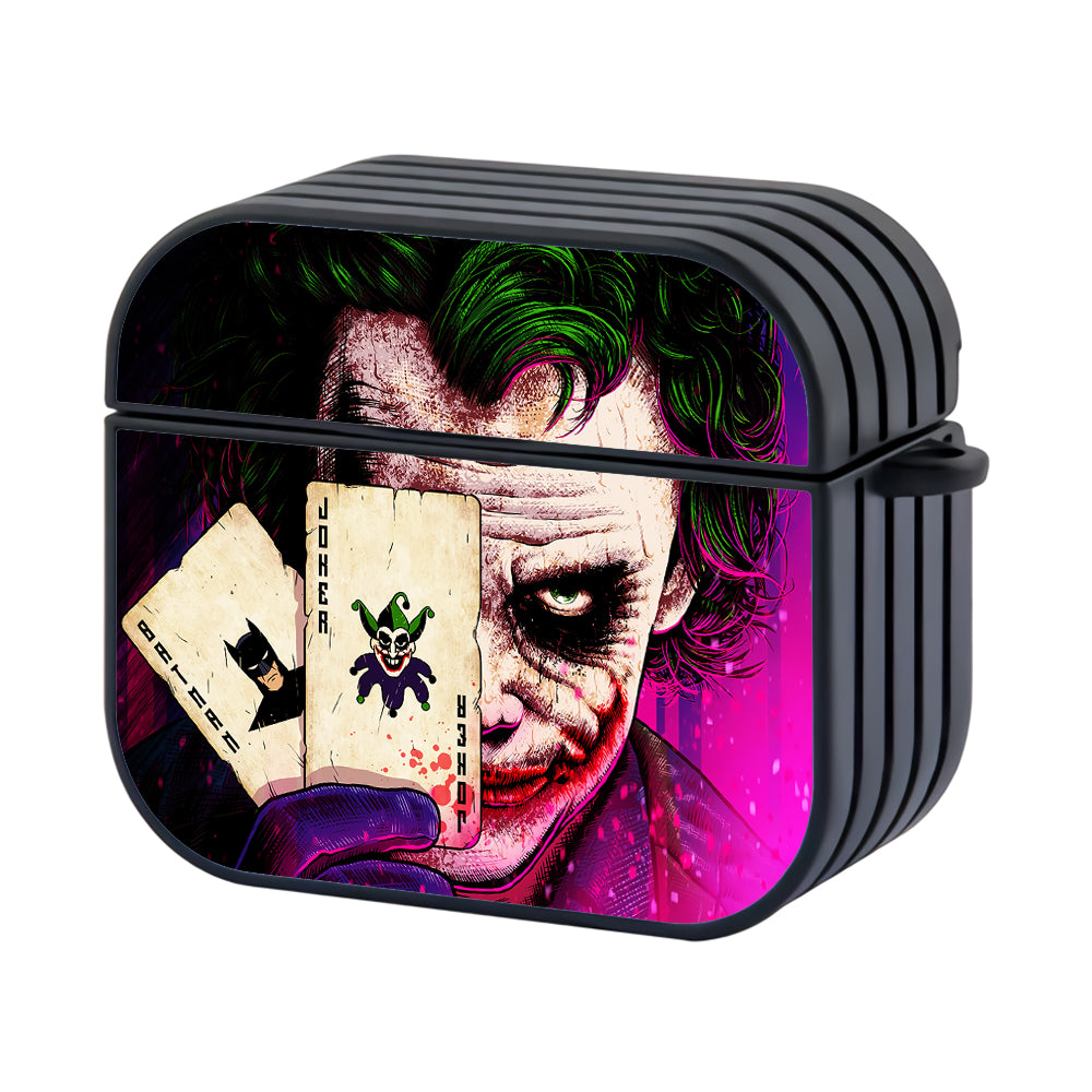 The Clown Joker Batman Card Hard Plastic Case Cover For Apple Airpods 3