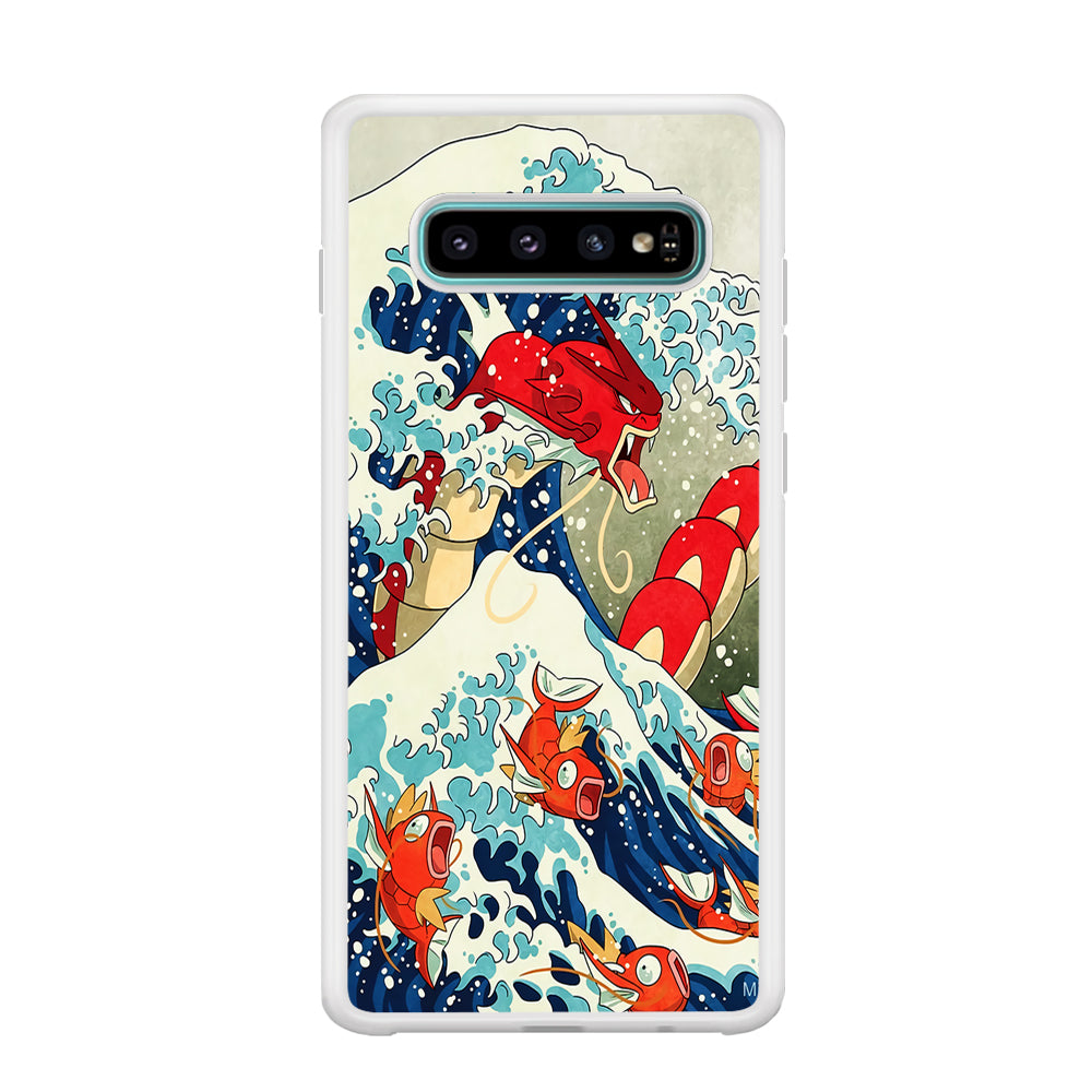 The Great Wave Gyarados Samsung Galaxy S10 Case