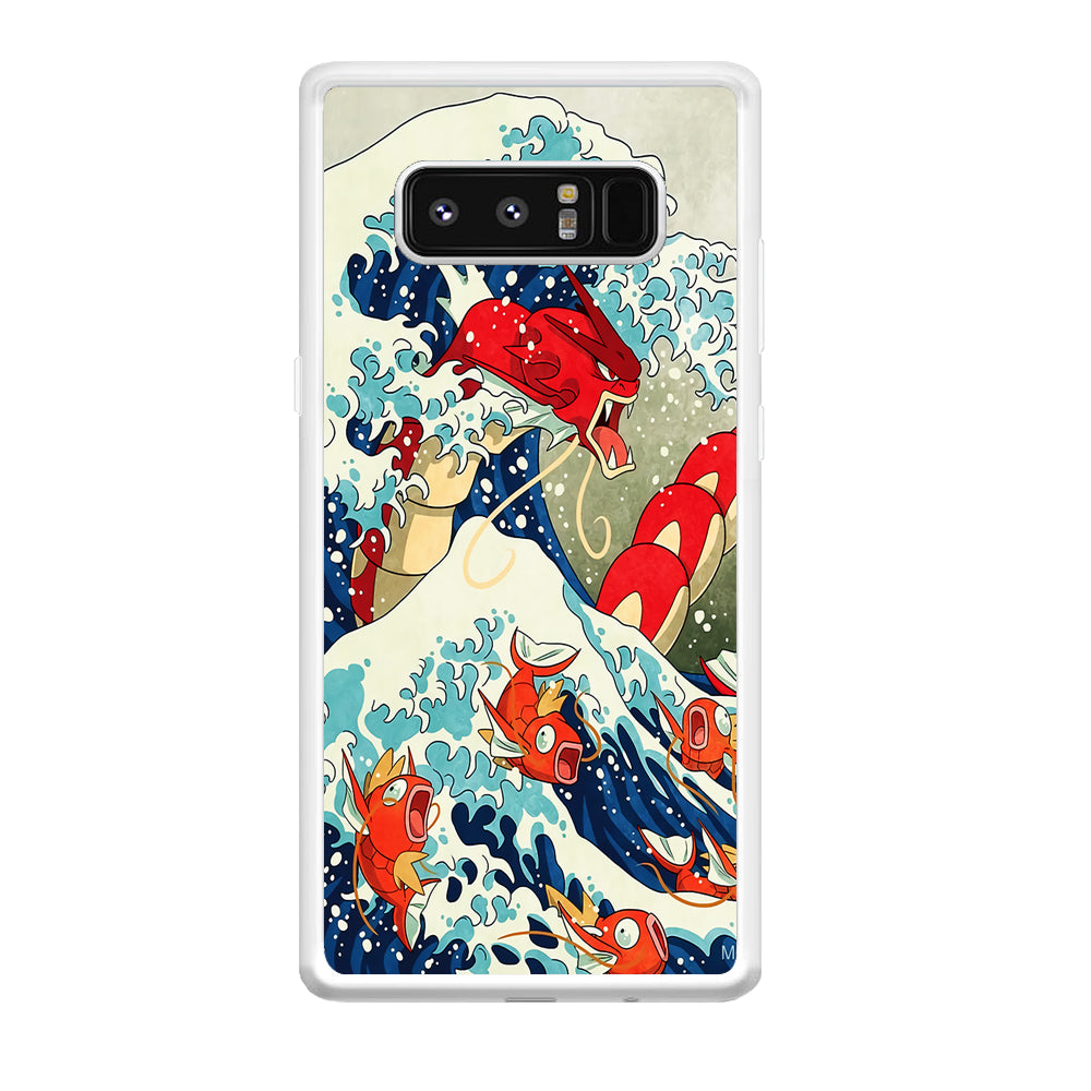 The Great Wave Gyarados Samsung Galaxy Note 8 Case